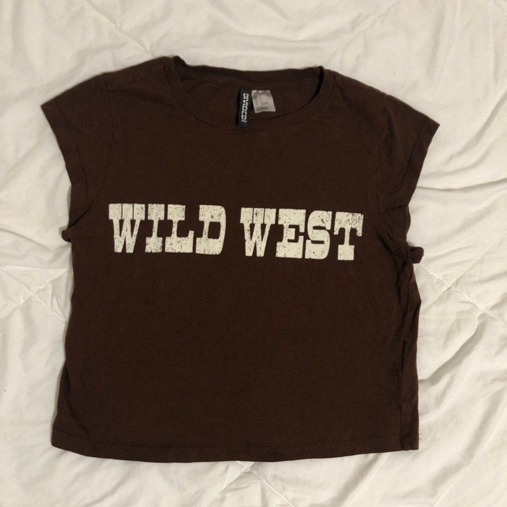 H&M brown top